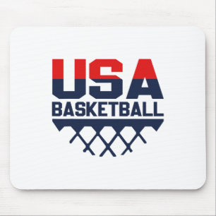 Usa Team Sports Basketball Mouse Pad