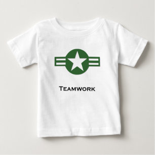 USA Teamwork Green Baby T-Shirt