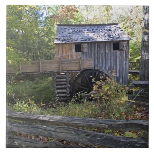USA - Tennessee. Cable mill in Cades Cove area Tile (Front)