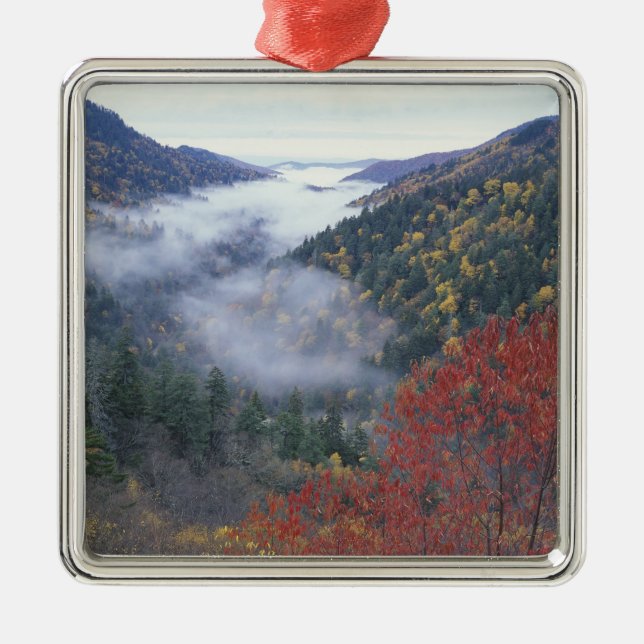 USA, Tennessee, Great Smokey Mountains National Metal Ornament (Front)