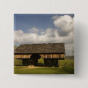 USA, Tennessee, Great Smoky Mountain NP. 2 Inch Square Button