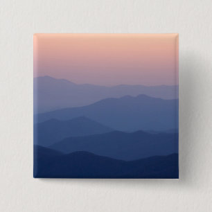 USA, Tennessee, Great Smoky Mountains National 2 Inch Square Button
