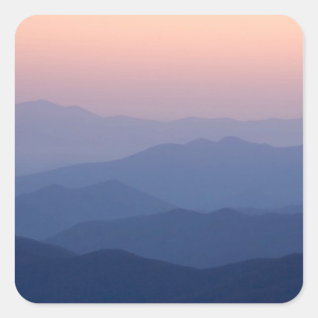 USA, Tennessee, Great Smoky Mountains National Square Sticker (Front)