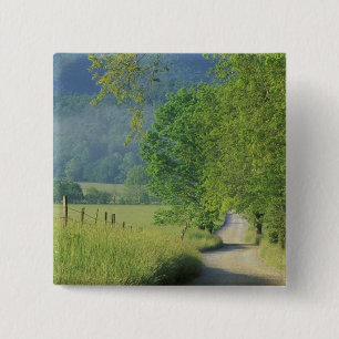 USA, Tennessee, Great Smoky Mountains NP, 2 Inch Square Button