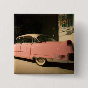 USA, Tennessee, Memphis, Elvis Presley 3 2 Inch Square Button