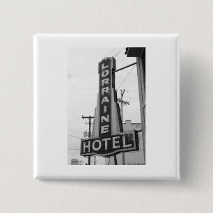 USA, Tennessee, Memphis: National Civil Rights 2 Inch Square Button