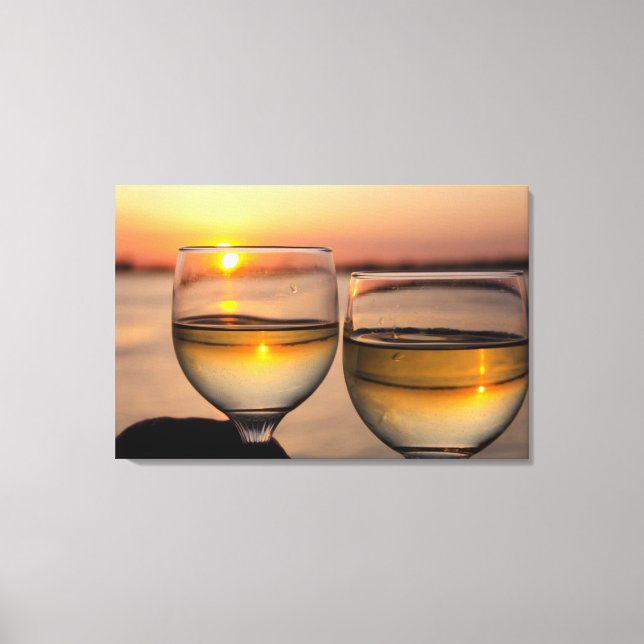USA, Tennessee, Mississippi River Near Memphis Canvas Print (Front)