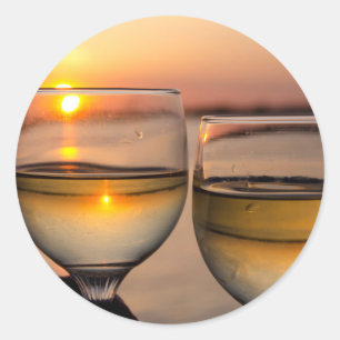 USA, Tennessee, Mississippi River Near Memphis Classic Round Sticker