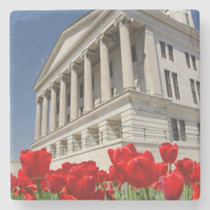 USA, Tennessee, Nashville. Historic Tennessee Stone Coaster