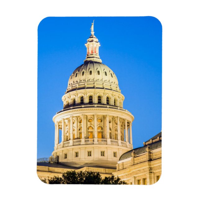 USA, Texas, Austin. Capitol Building (1888) 2 Magnet (Vertical)