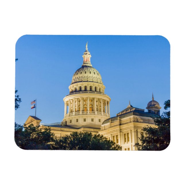 USA, Texas, Austin. Capitol Building (1888) 3 Magnet (Horizontal)