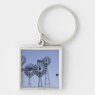 USA, TEXAS, Lubbock: American Wind Power Centre Keychain