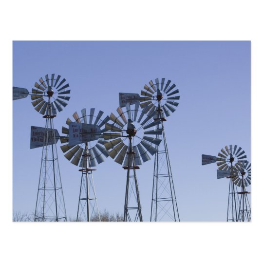 USA, TEXAS, Lubbock: American Wind Power Centre Postcard