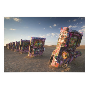 USA, TEXAS, Panhandle Area, Amarillo: Cadillac 2 Photo Print