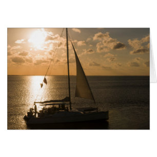 USA, Texas, South Padre Island. Sailboat