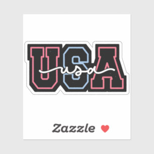 USA Text 4th Of July Design-62118