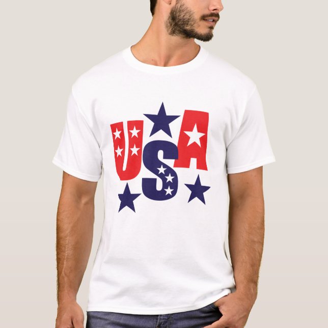 USA text T-Shirt (Front)