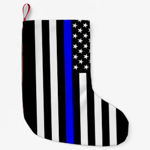 USA Thin Blue Line Small Christmas Stocking