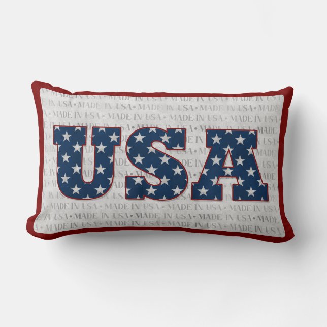 USA Throw Pillow (Front)