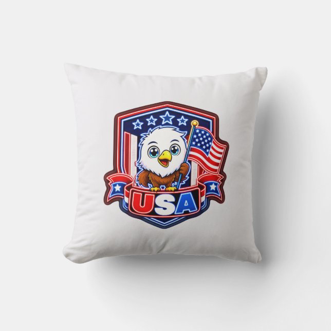 USA THROW PILLOW (Front)