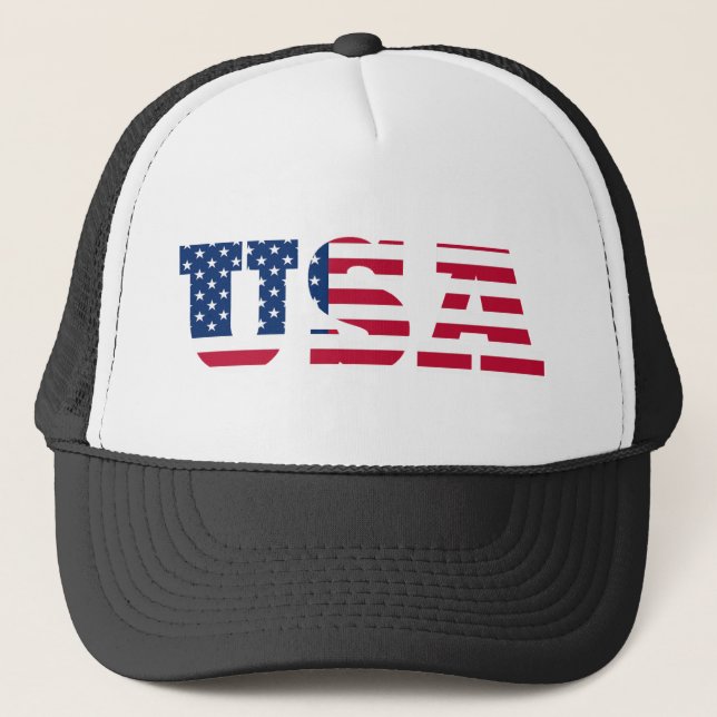 USA TRUCKER HAT (Front)