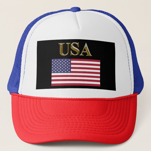 USA TRUCKER HAT (Front)