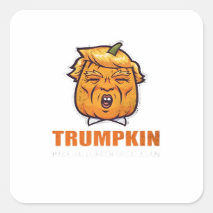 Usa Trumpkin Make Halloween Great Again Costume Cl Square Sticker