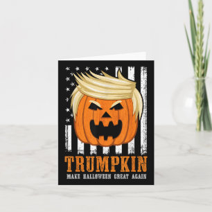 Usa Trumpkin Make Halloween Great Again Funny Card