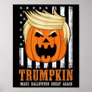 Usa Trumpkin Make Halloween Great Again Funny  Poster