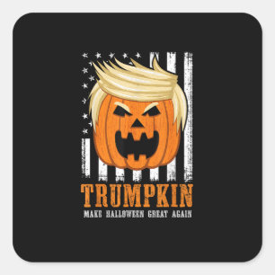 Usa Trumpkin Make Halloween Great Again Funny Square Sticker