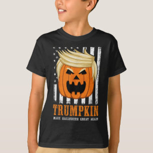 Usa Trumpkin Make Halloween Great Again Funny T-Shirt