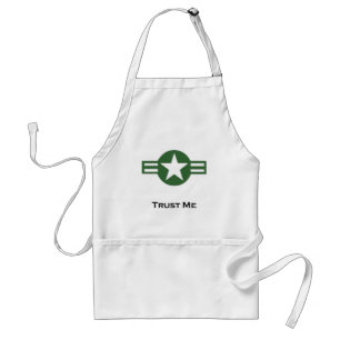 USA Trust Me Green Standard Apron
