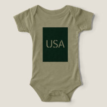 “USA Typography in Green - Stylish & Bold Text Des