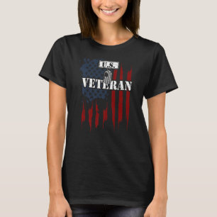 USA U S Veteran  Veteran Sayings T-Shirt