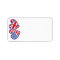 USA UK Flag Heart