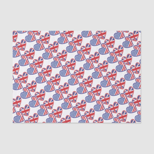 USA---UK-Love Tissue Paper (Front)
