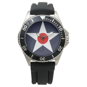 usa united states america flag old vintage roundel watch