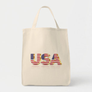 USA - United States of America - Flag - Patriotic Tote Bag