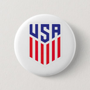 Usa USA 2 Inch Round Button