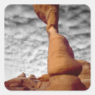 USA, Utah, Arches National Park. Portion of Square Sticker