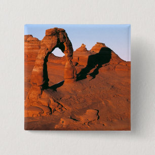 USA, Utah, Arches NP. Delicate Arch is one of 2 Inch Square Button