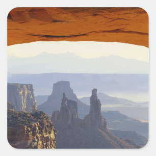 USA, Utah, Canyonlands National Park, View of Square Sticker