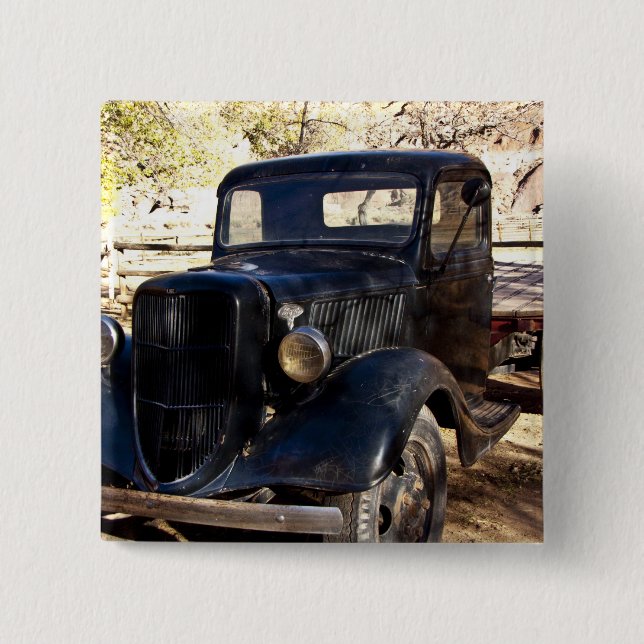 USA, Utah, Capitol Reef National Park, Scenic 2 Inch Square Button (Front)