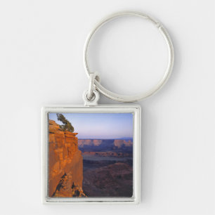USA, Utah, Dead Horse Point SP. Late light turns Keychain