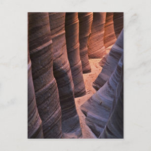 USA, Utah, Escalante. Repeating sandstone Postcard