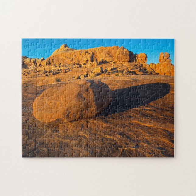USA, Utah, Moab, Sandstone Jigsaw Puzzle (Horizontal)