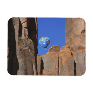 USA, Utah, Monument Valley. A rainbow hot-air Magnet
