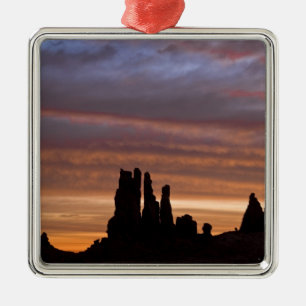 USA, Utah, Monument Valley National Park. 2 Metal Ornament