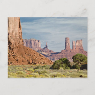 USA, Utah, Monument Valley Navajo Tribal Park. Postcard