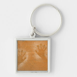 USA, Utah, Pictograph Hand-prints on sandstone, Keychain